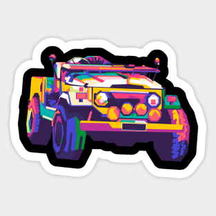 Mancave Classic Car Sticker